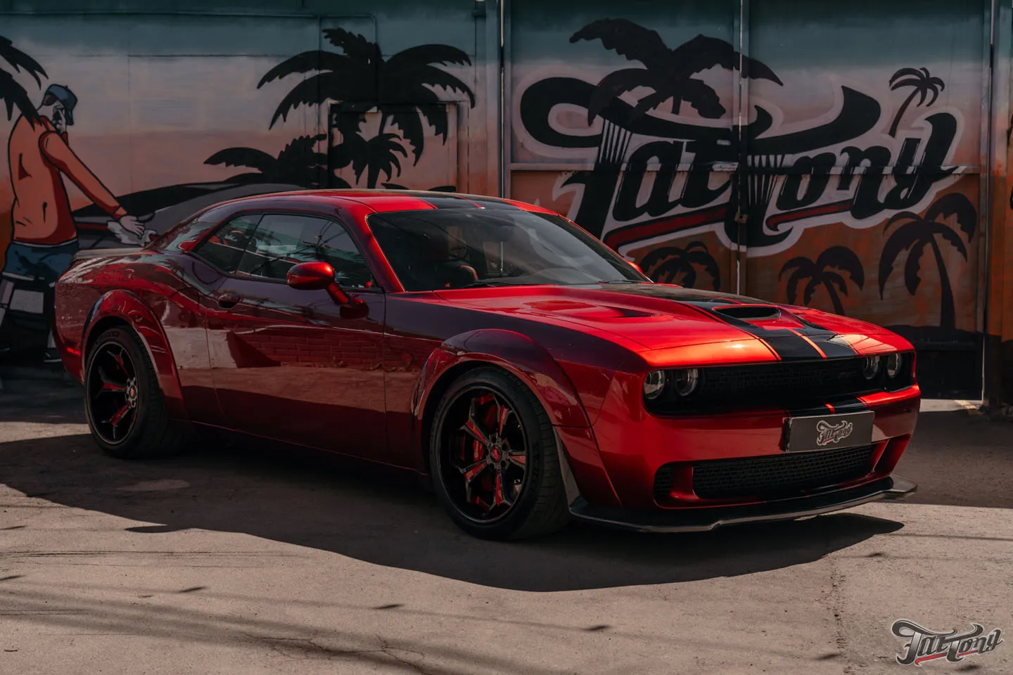Вспомним большой проект по Dodge Challenger Hellcat?